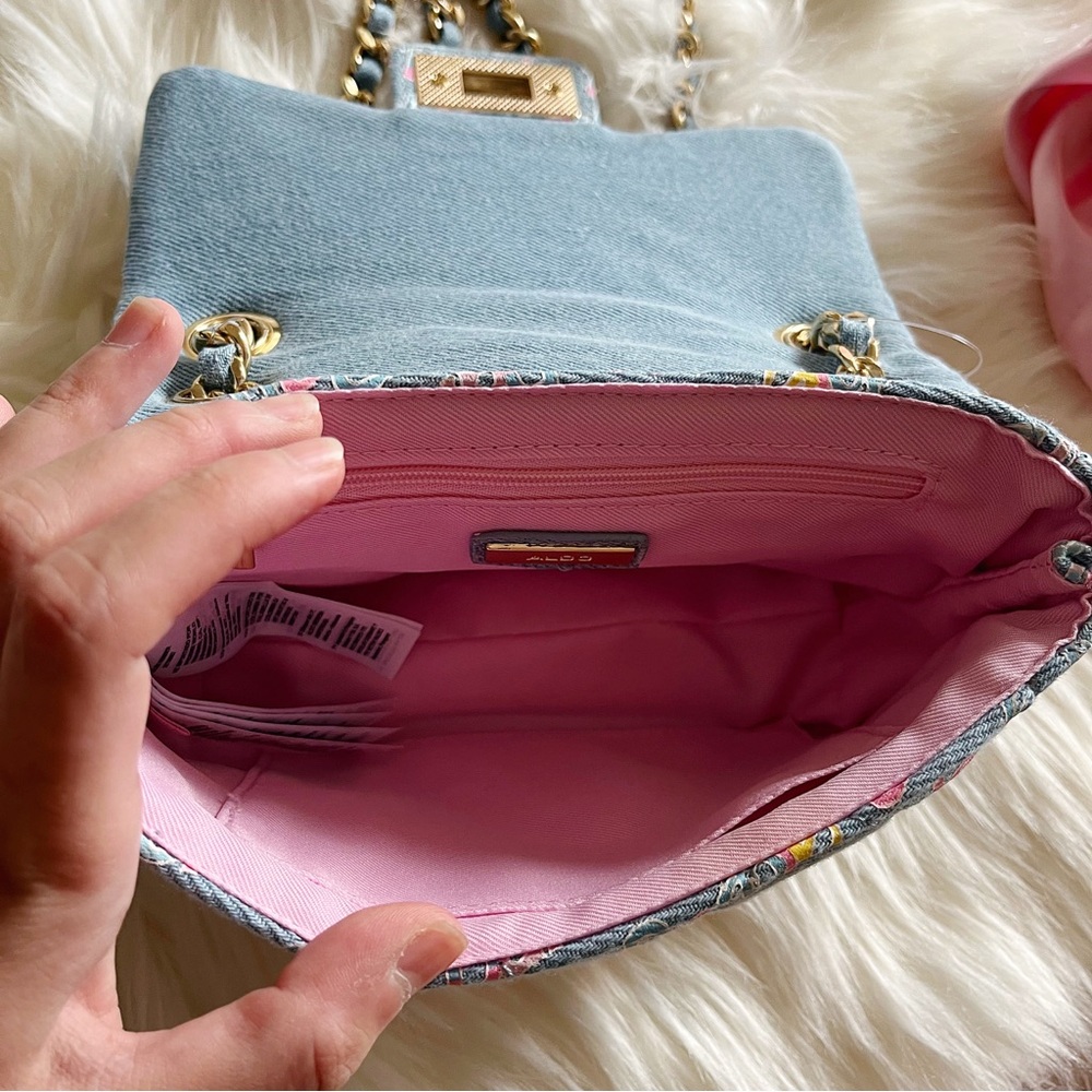 ALDO Barbie Denim Crossbody Bag π©· - Picture 5 of 6
